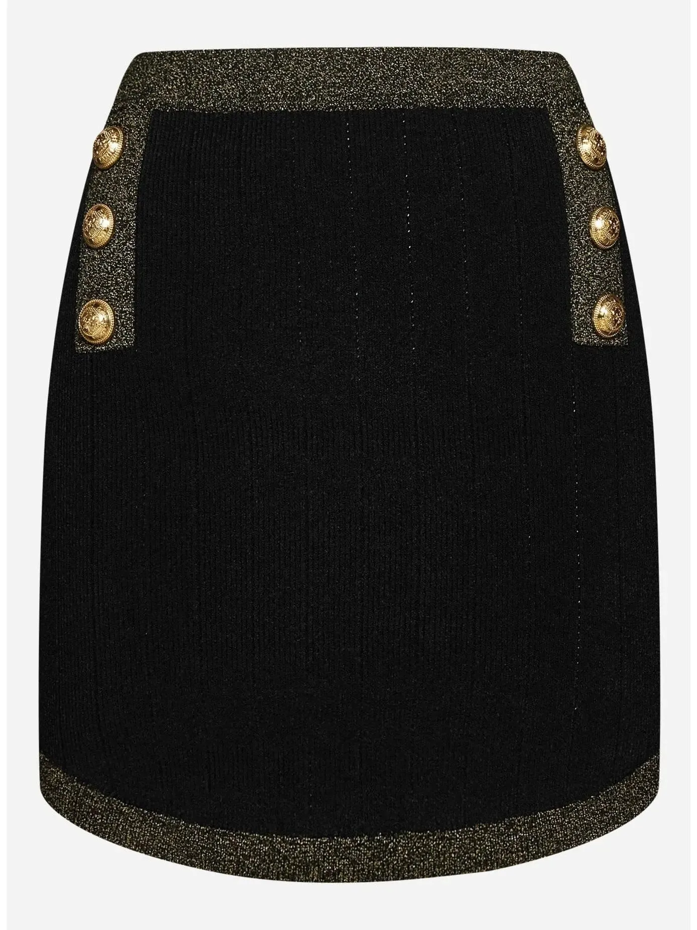 Women’s Buttoned Knit Mini Skirt