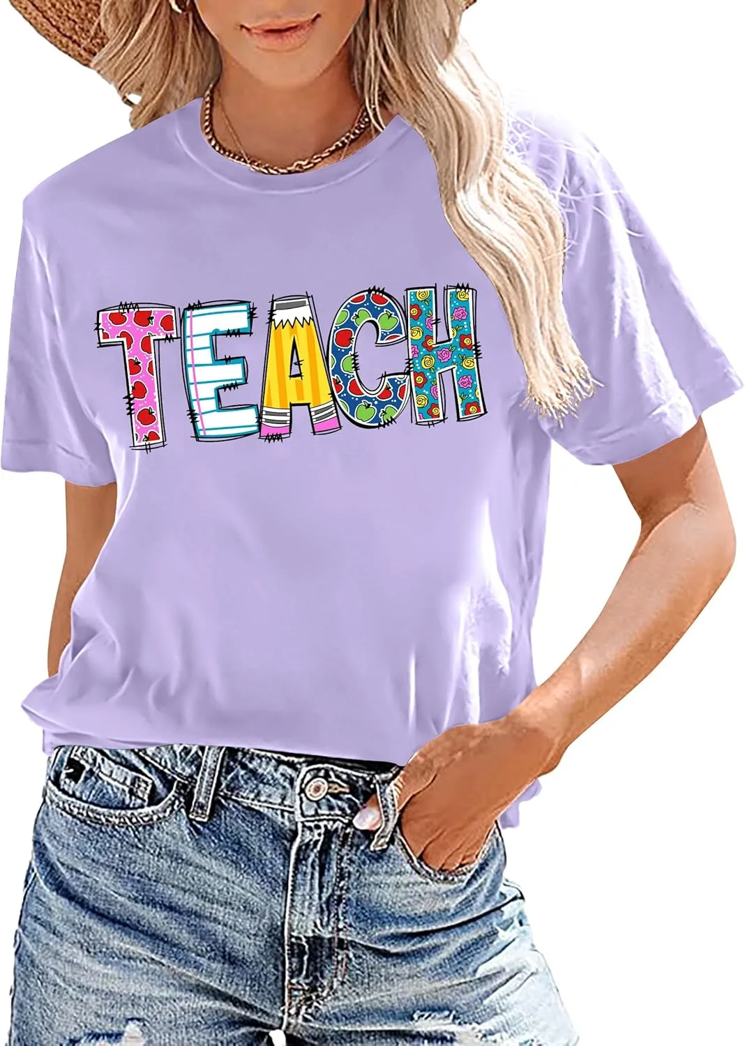 Women's Funny Teacher T-Shirts: Cute Teach Life Tees & Gifts