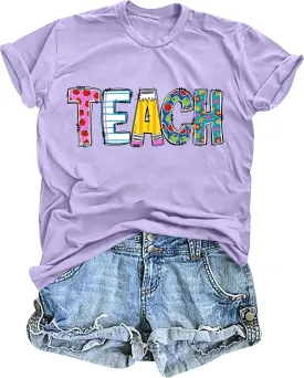 Women's Funny Teacher T-Shirts: Cute Teach Life Tees & Gifts