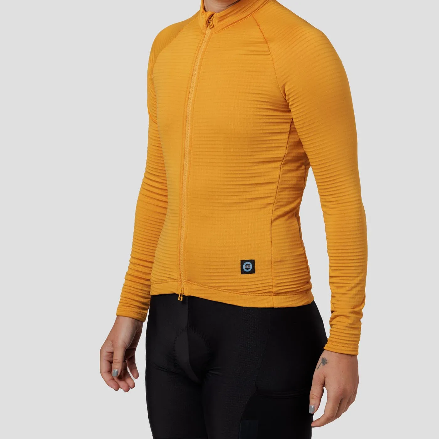 Women's Grid Thermal Jersey - Golden
