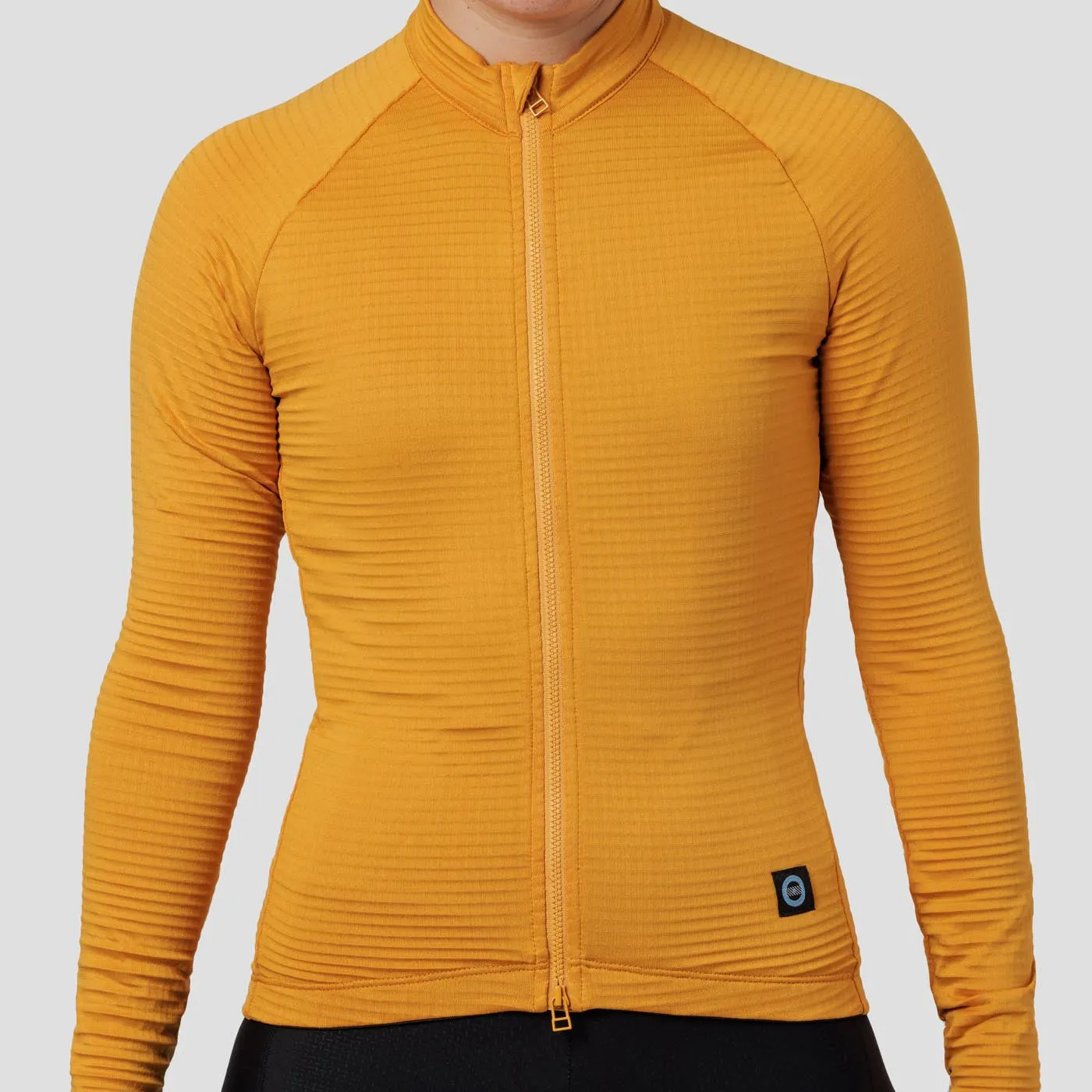 Women's Grid Thermal Jersey - Golden