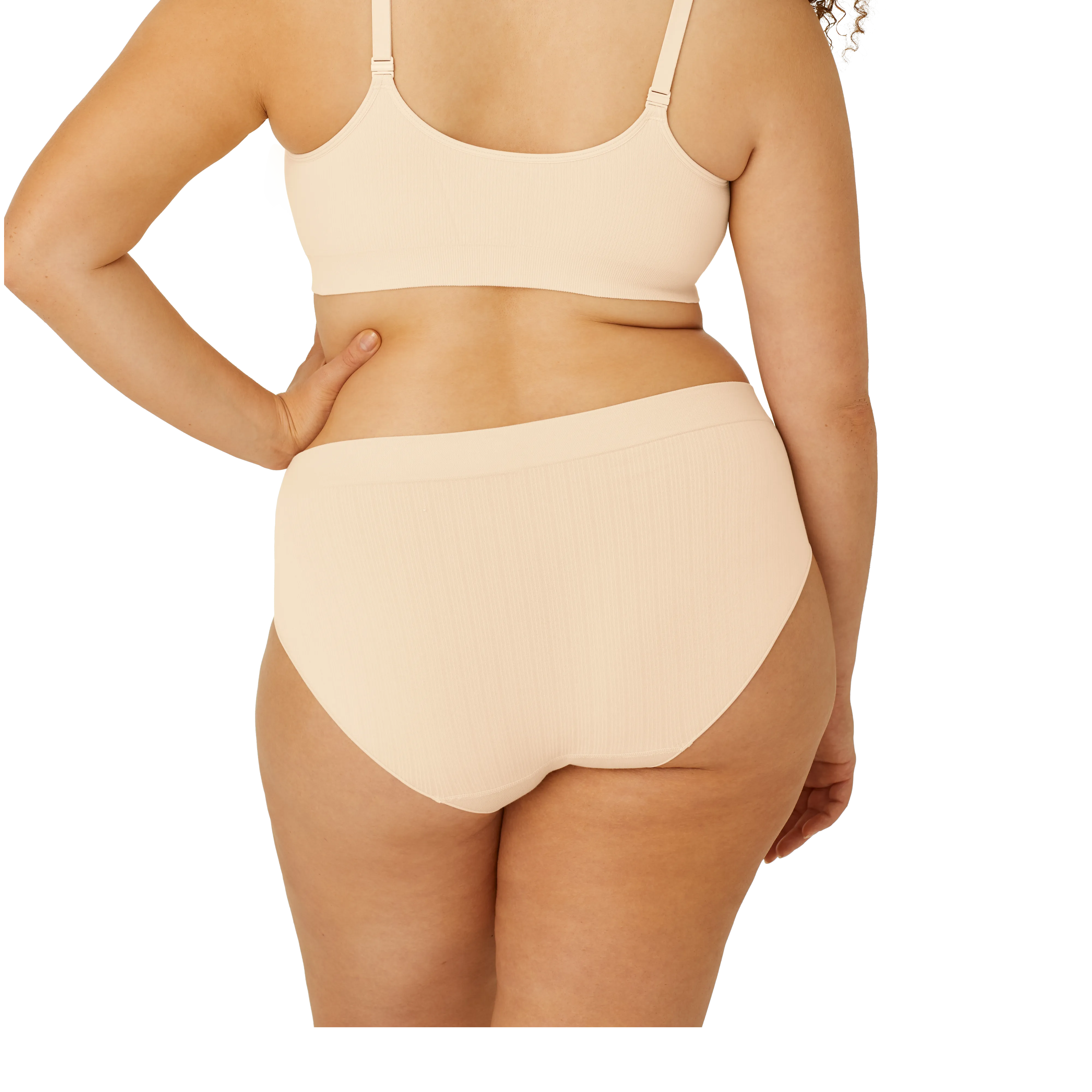 Women's Seamless Scoop Bralette   Full Brief