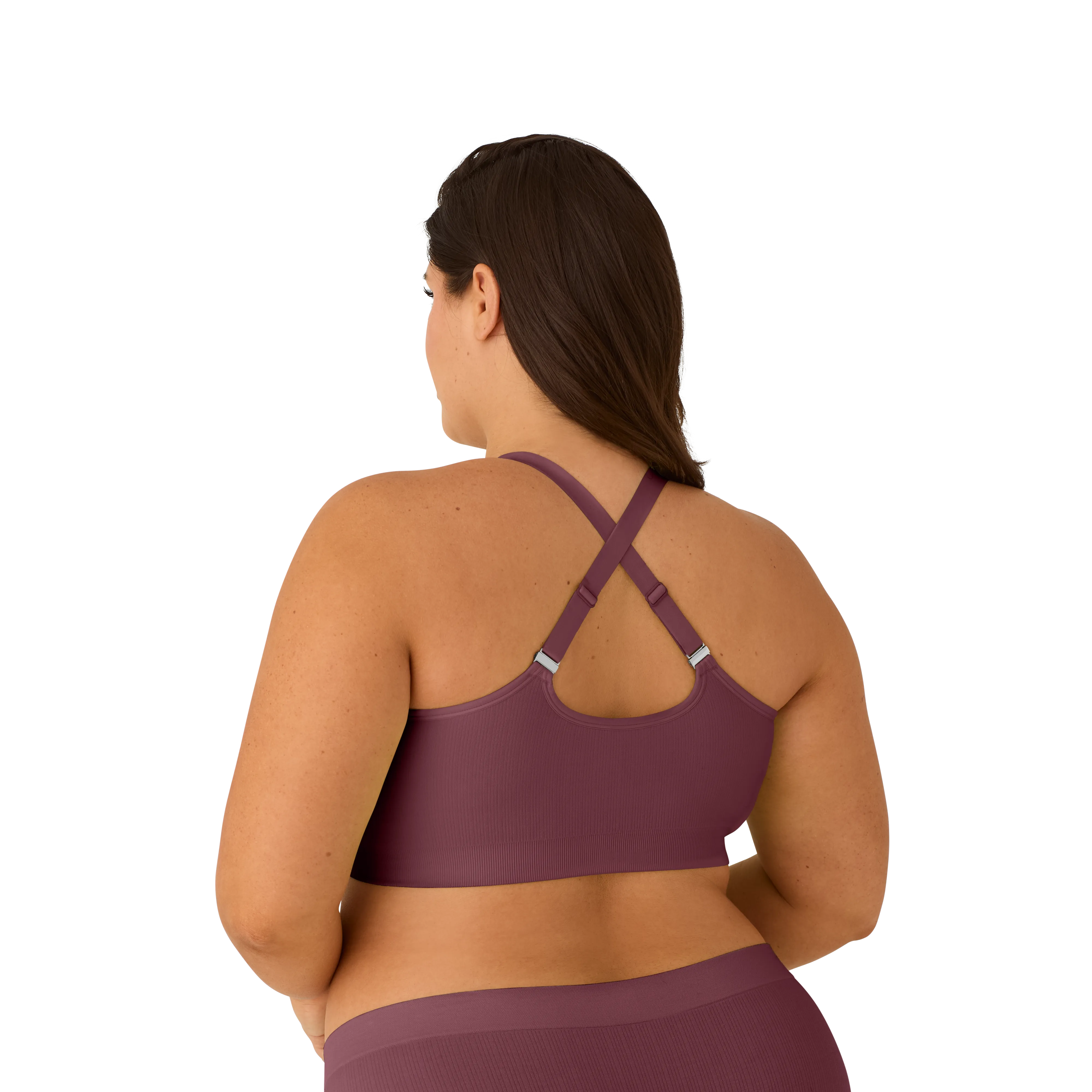 Women's Seamless Scoop Bralette   Full Brief