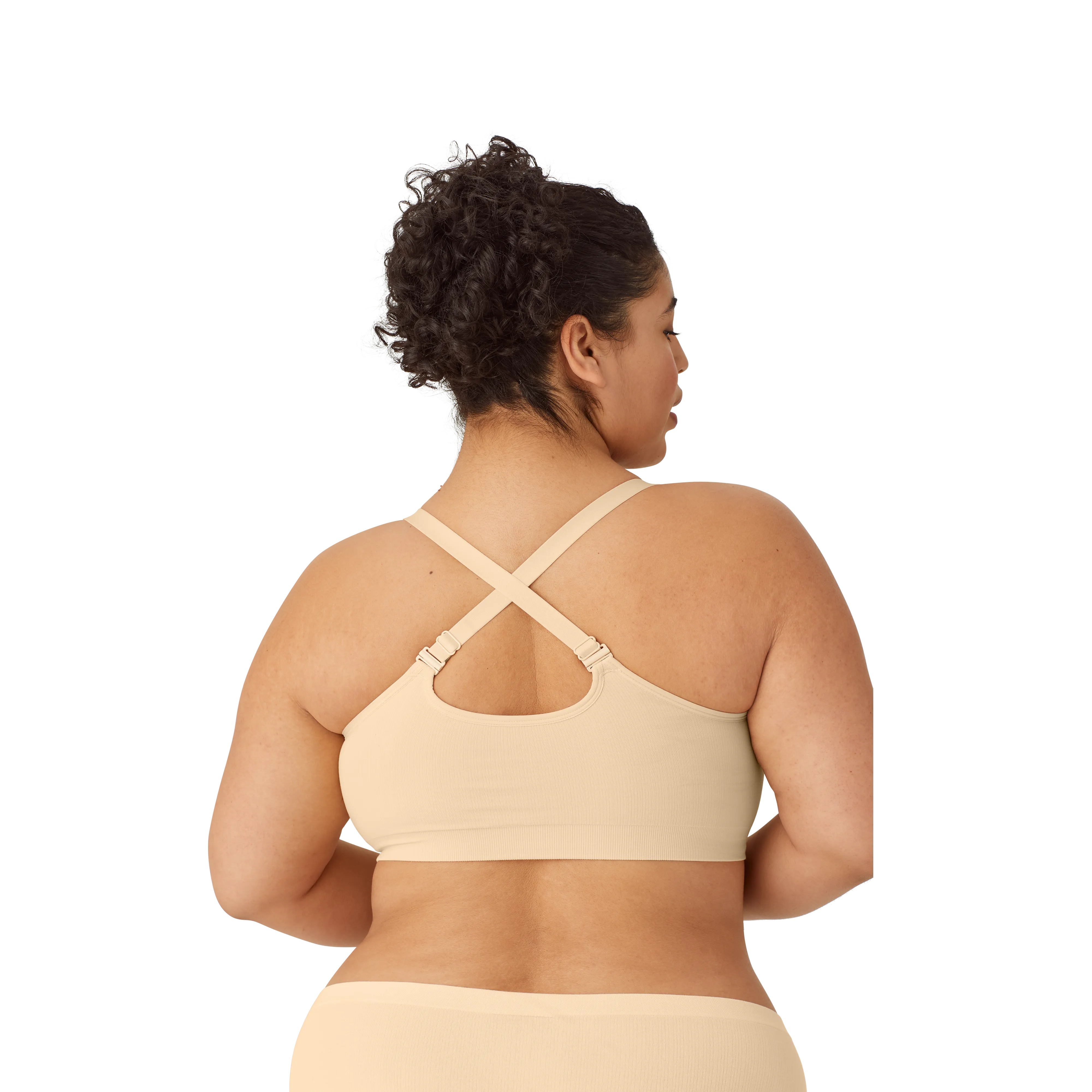 Women's Seamless Scoop Bralette   Full Brief