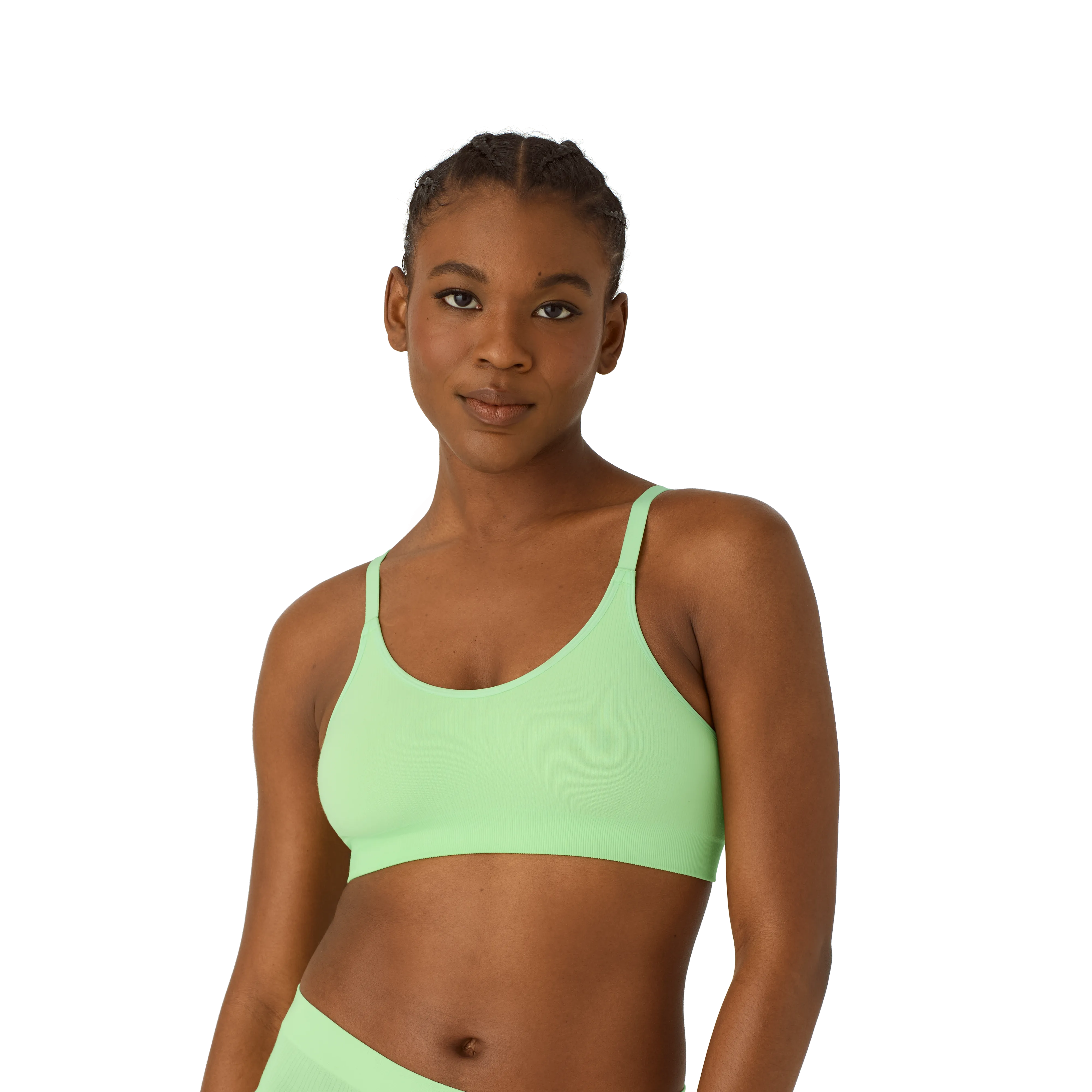 Women's Seamless Scoop Bralette   Full Brief