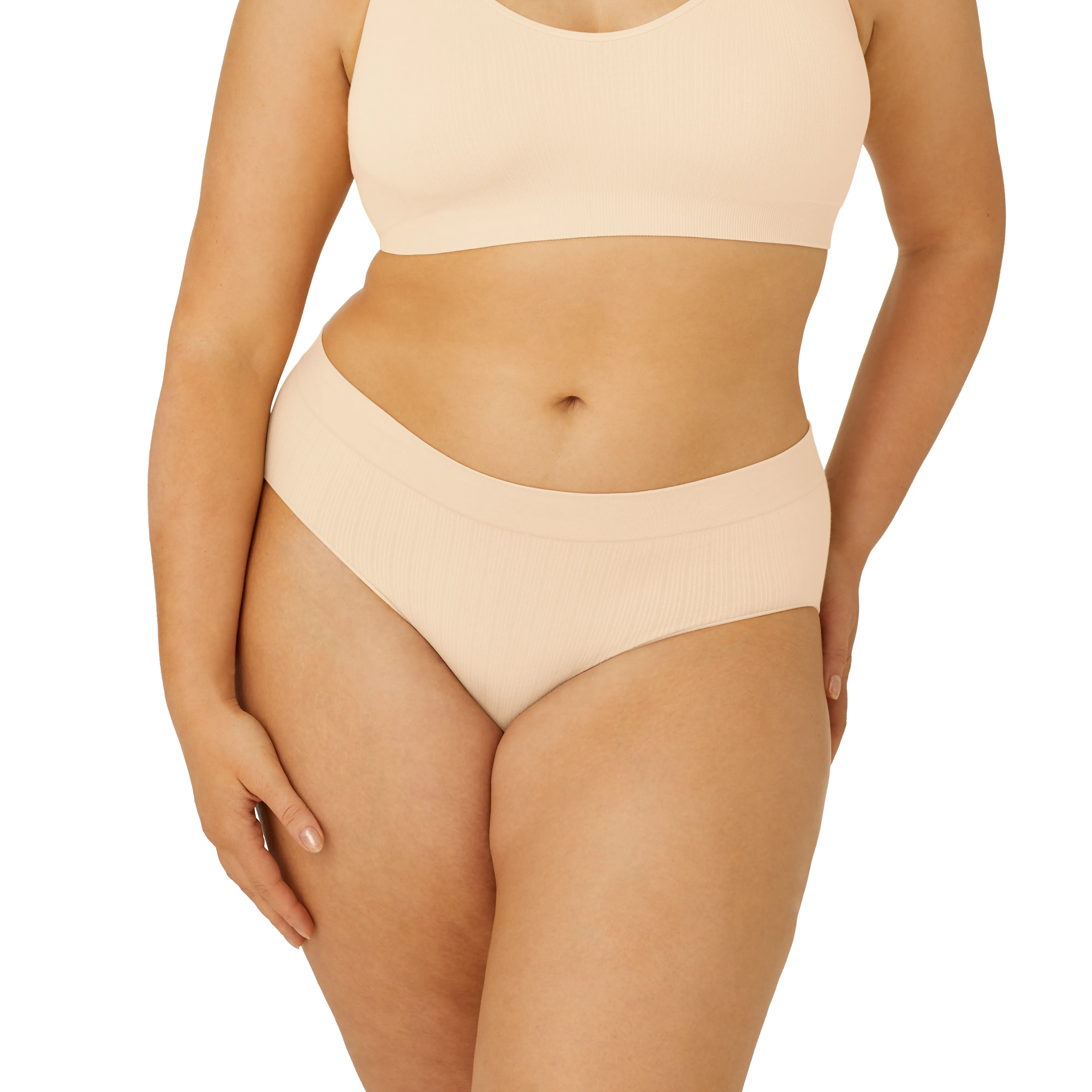 Women's Seamless Scoop Bralette   Full Brief