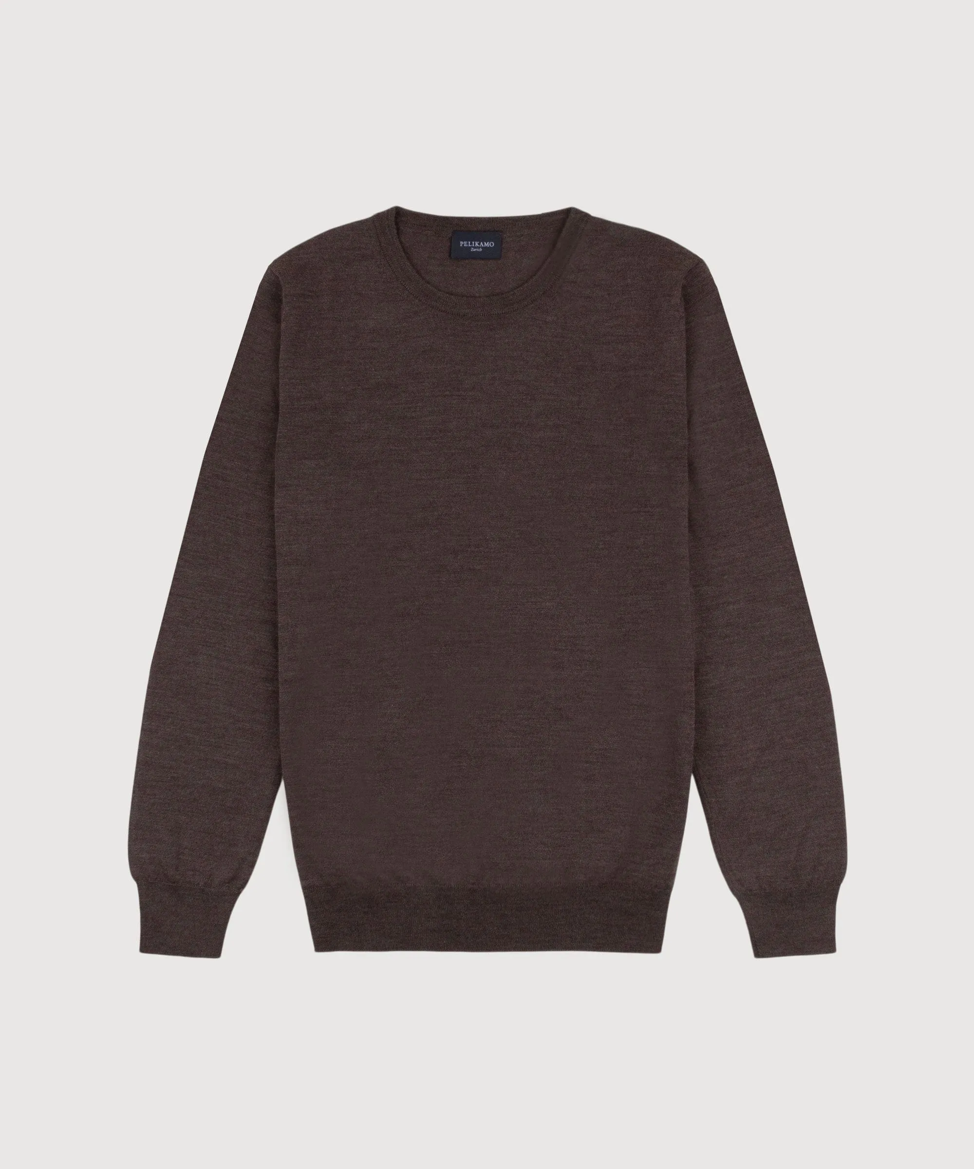 Wool Silk Roundneck Sweater