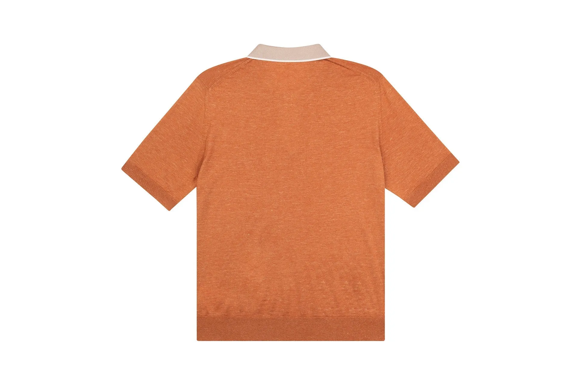 Zilli Ecru Zipped Polo Shirt